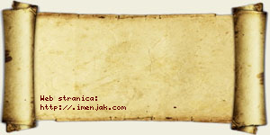 Tijana Kovandžić vizit kartica